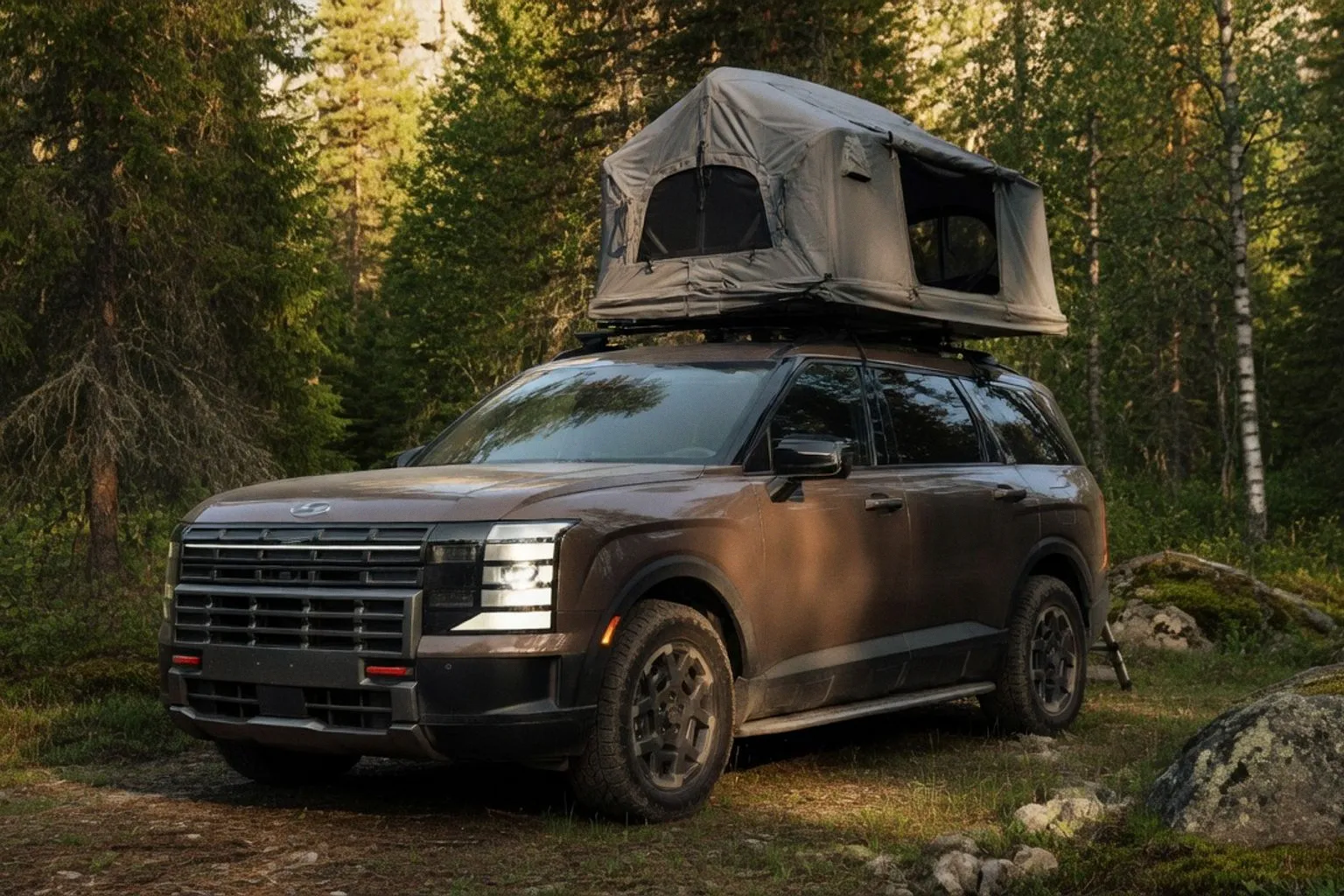 Тест-драйв Hyundai Palisade XRT Pro 2026: опыт автономного автокемпинга в дикой природе
